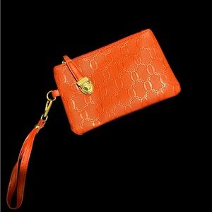 Elegant Red Wristlet Clutch